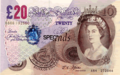 Ten & Twenty Pound Notes